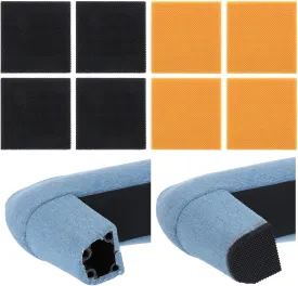 8pcs High Heels Patch, Rubber Boot Heel Replacement Square Sole Repair Tips Stickers Anti Heel Caps High Heel Tread Pad Non Slip Heel Protectors(6.2x6.2x0.4cm)