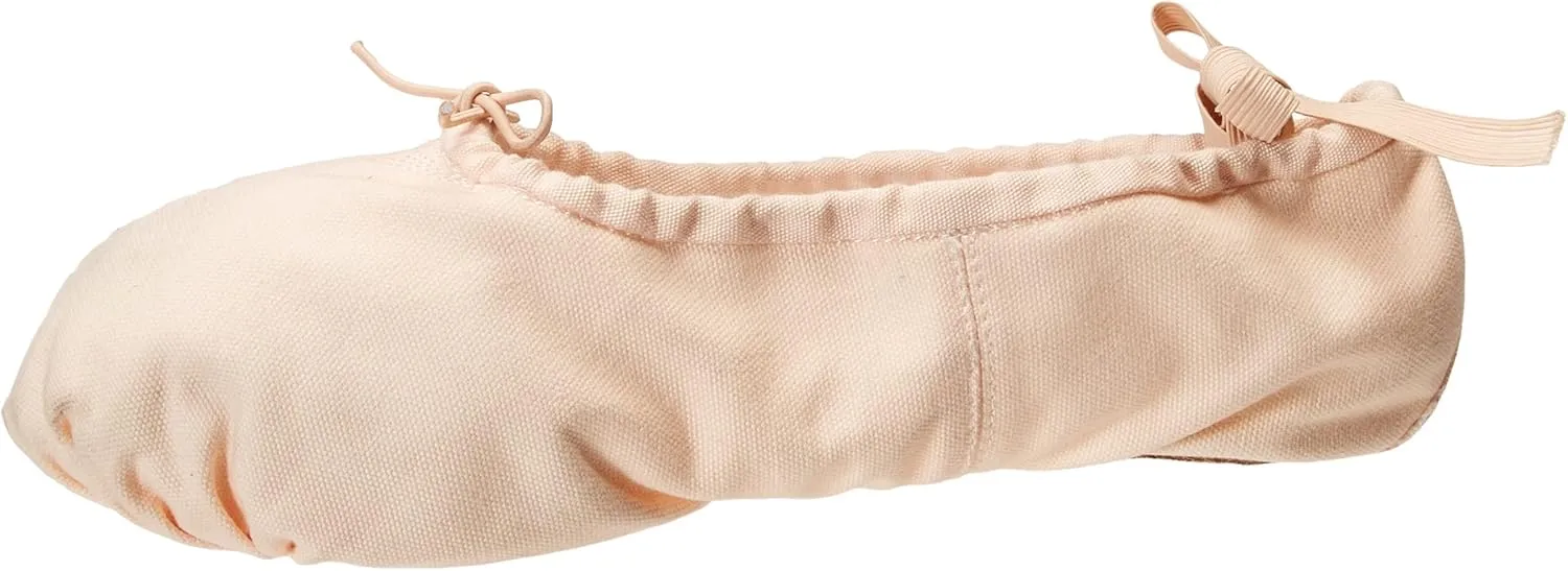Adult Unisex "#1 Pro" Canvas Split-Sole Ballet Slipper,S1CPNK10W,Ballet Pink,10W