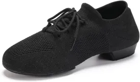 AOQUNFS Practice Dance Shoes Slip on Dance Shoes for Women Split Sole Jazz Shoes for Girl,XD-Model XD