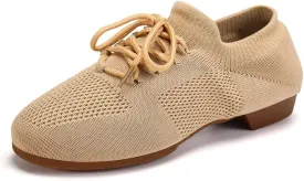 AOQUNFS Practice Dance Shoes Slip on Dance Shoes for Women Split Sole Jazz Shoes for Girl,XD-Model XD