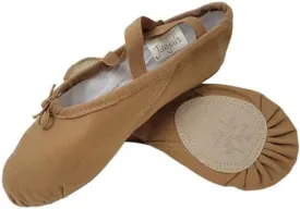 Ballet Shoes for Women, Men & Children, Durable Cotton Canvas, Adjustable Width, Split Sole, 6 Skin Tone Shades