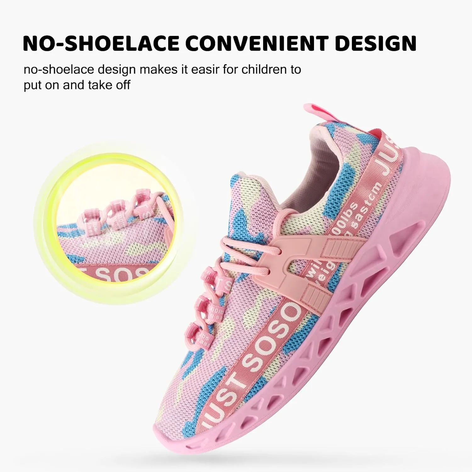 Boys Sneaker for Toddler/Little Kid Tennis Shoes Anti-Slip Lightweight Breathable Girls Running Shoes