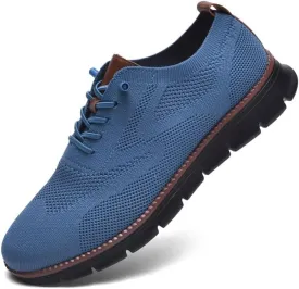 Breeze Shoes for Men Oxfords Lace-Up Lightweight Casual Walking Shoes Comfortable Dress Shoes for Men