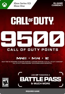 Call of Duty Points - 9,500 1P - Xbox [Digital Code]