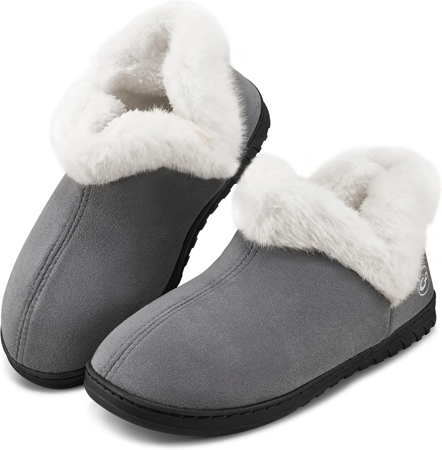 Ecetana Womens Slippers House Shoes: Memory Foam Comfy Closed Back Fuzzy Slippers Indoor and Outdoor Cozy Slip On Soft Bedroom Shoes