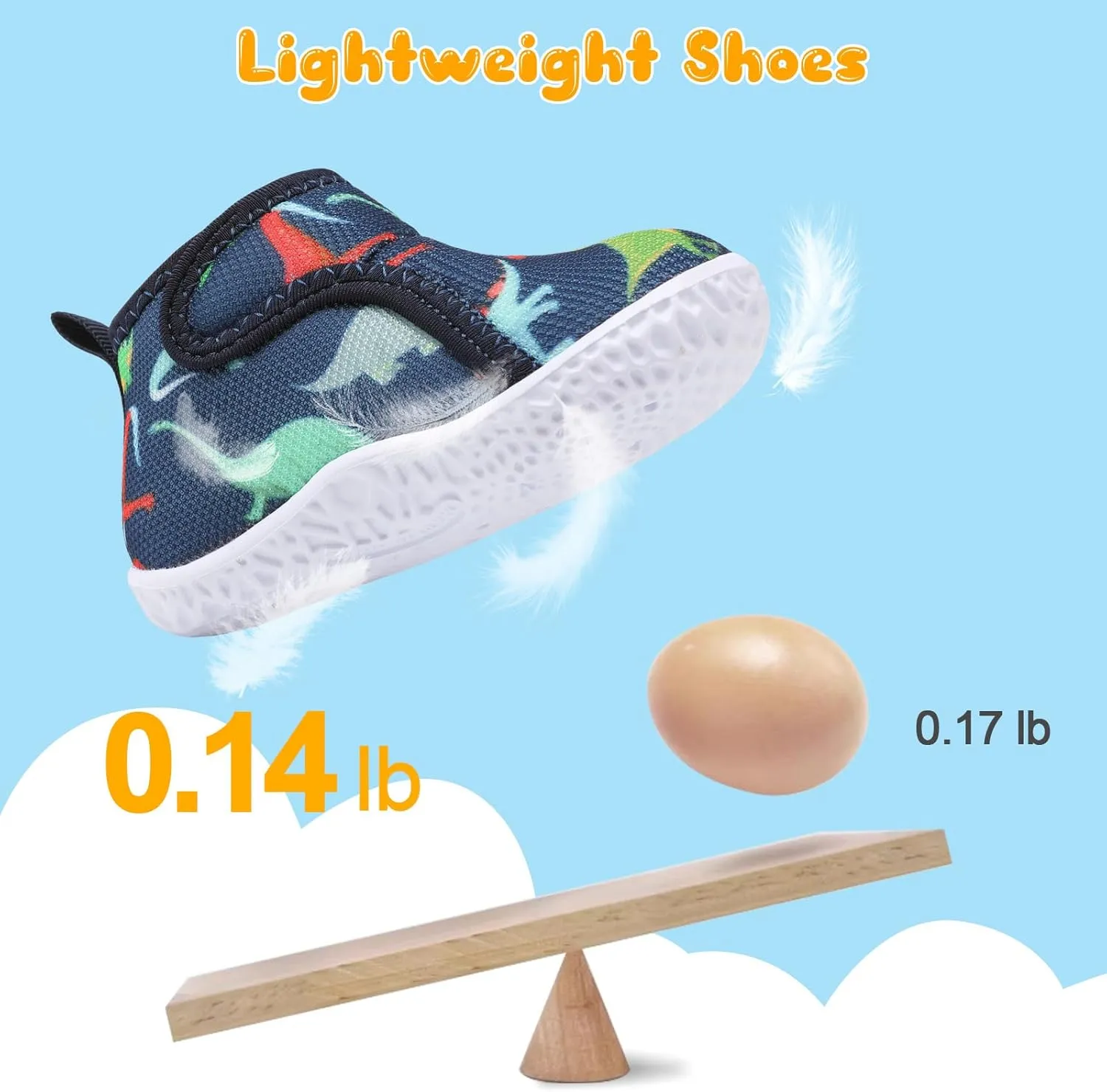 FEETCITY Lightweight Baby Sock Shoes Baby Walking Shoes Boys Girls Infant High-Top Shoe 12-18 Months