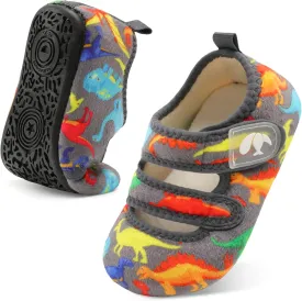 FEETCITY Toddler House Slippers - Boys & Girls Winter Kids Indoor Home Shoes - Warm Socks