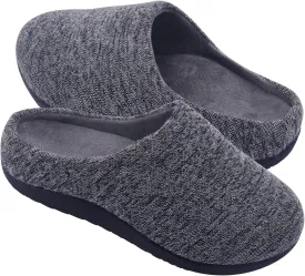 Git-up Orthotic Slippers with Arch Support for Plantar Fasciitis Pain Relief,Comfortable Slip On Clog,Indoor Outdoor Orthopedic House Shoes with Anti-Skid Rubber Sole
