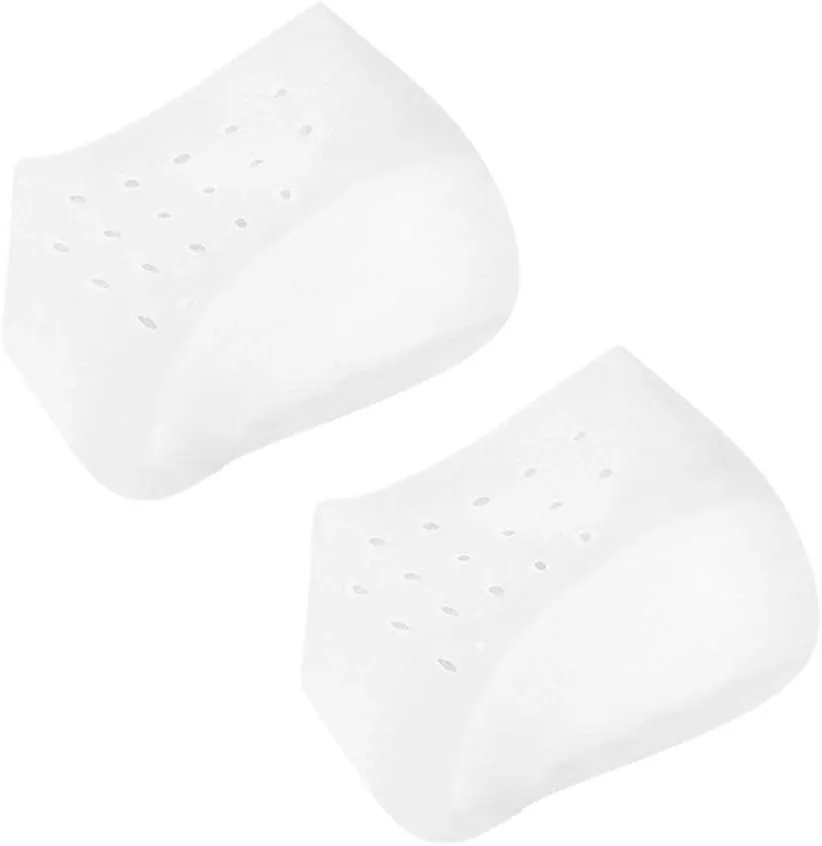 Heel Cup Insoles Half Height Increase Insoles Invisible Silicone Shoe Lift Heel Pads 3 cm Men Women (for Size 40-46)