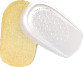 JKcare Gel Heel Lifts, 1/2 Inch Height Increase Insoles for Leg Length Discrepancy - Small Shoe Lifts for Women, Shoe Inserts Comfort Half Foot Pads for Heel Pain