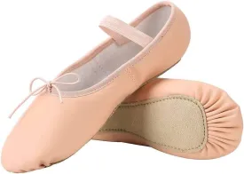 Linodes PU Leather Ballet Shoes/Ballet Slippers/Dance Shoes for Women and Girls