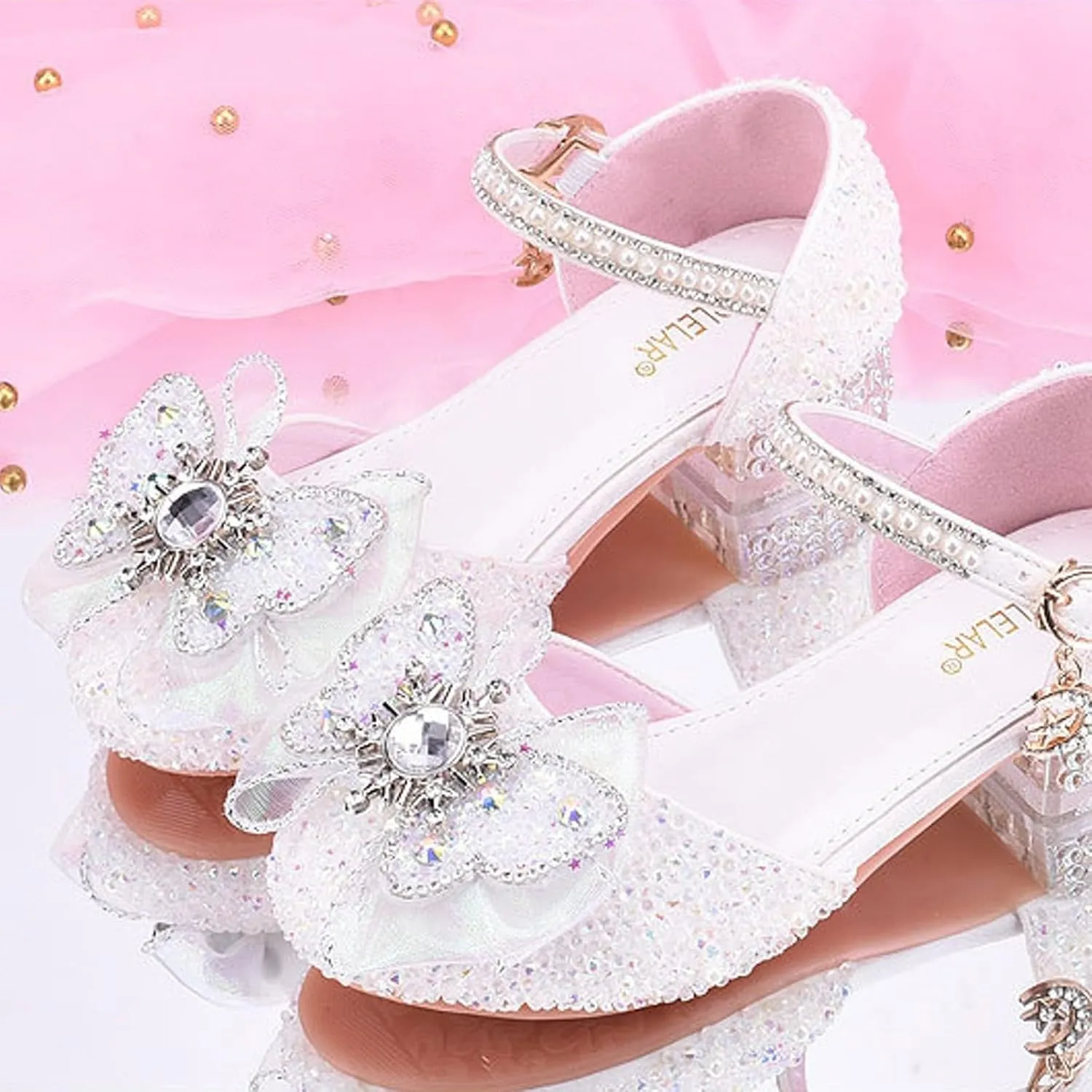 Mary Jane Shoes for Girls Bownot Non Slip Soft Sole Ballet Mary Jane Flats Newborn Infant First Walker Dress Shoes