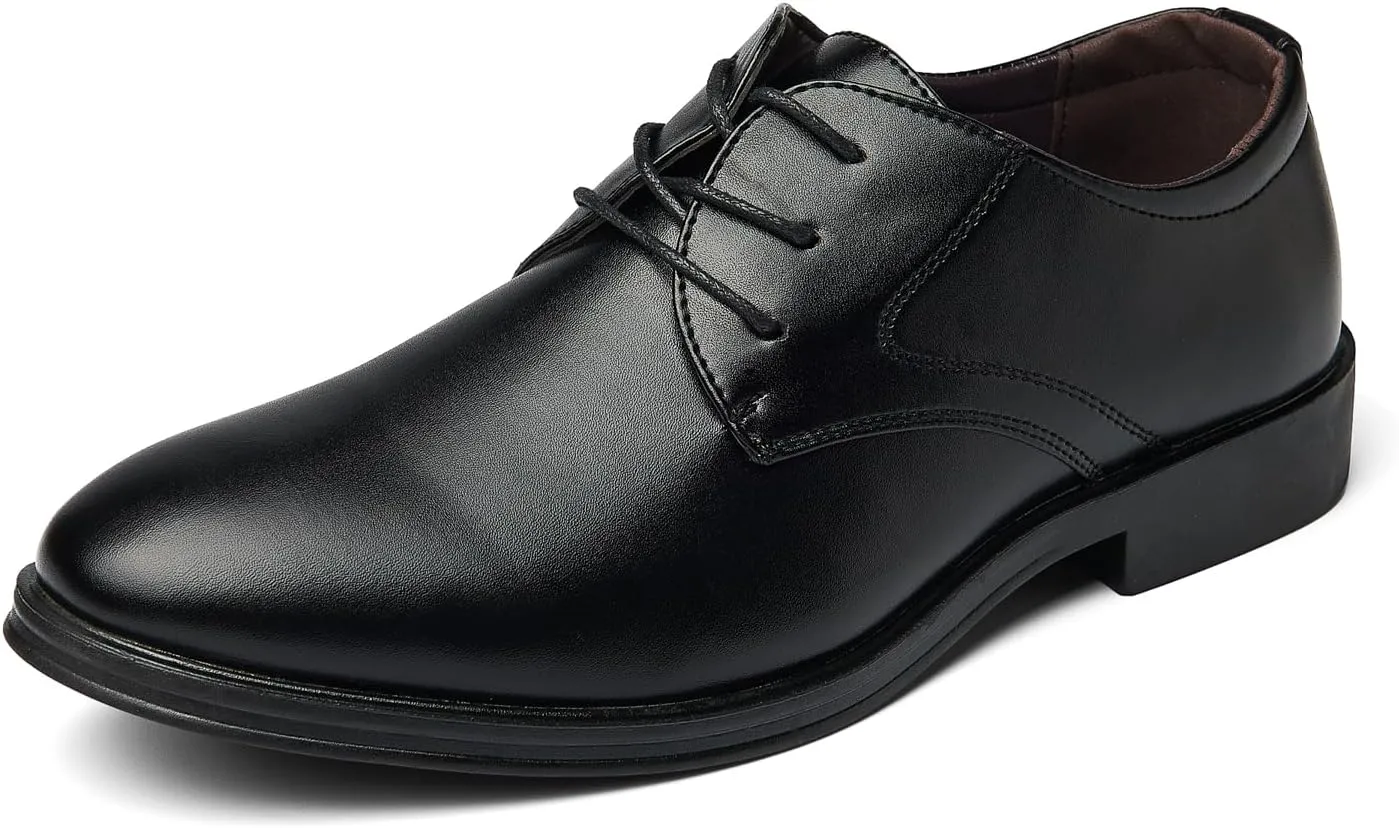 Men's Formal Modern Oxford Dress Shoes Business Wedding Work Lace Up Derby Shoes