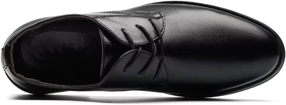 Men's Formal Modern Oxford Dress Shoes Business Wedding Work Lace Up Derby Shoes