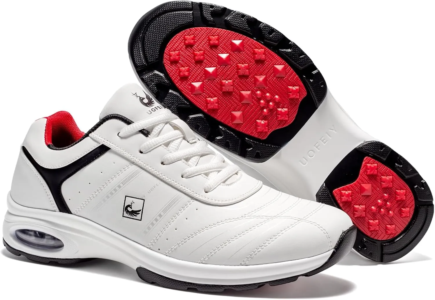 Men's Professional Lace Up Arch Fit Shoes Casual Anti Slip Spikeless Golf Shoes Sport Outdoor Walking Sneakers Footwears