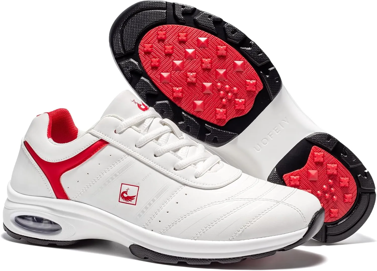 Men's Professional Lace Up Arch Fit Shoes Casual Anti Slip Spikeless Golf Shoes Sport Outdoor Walking Sneakers Footwears