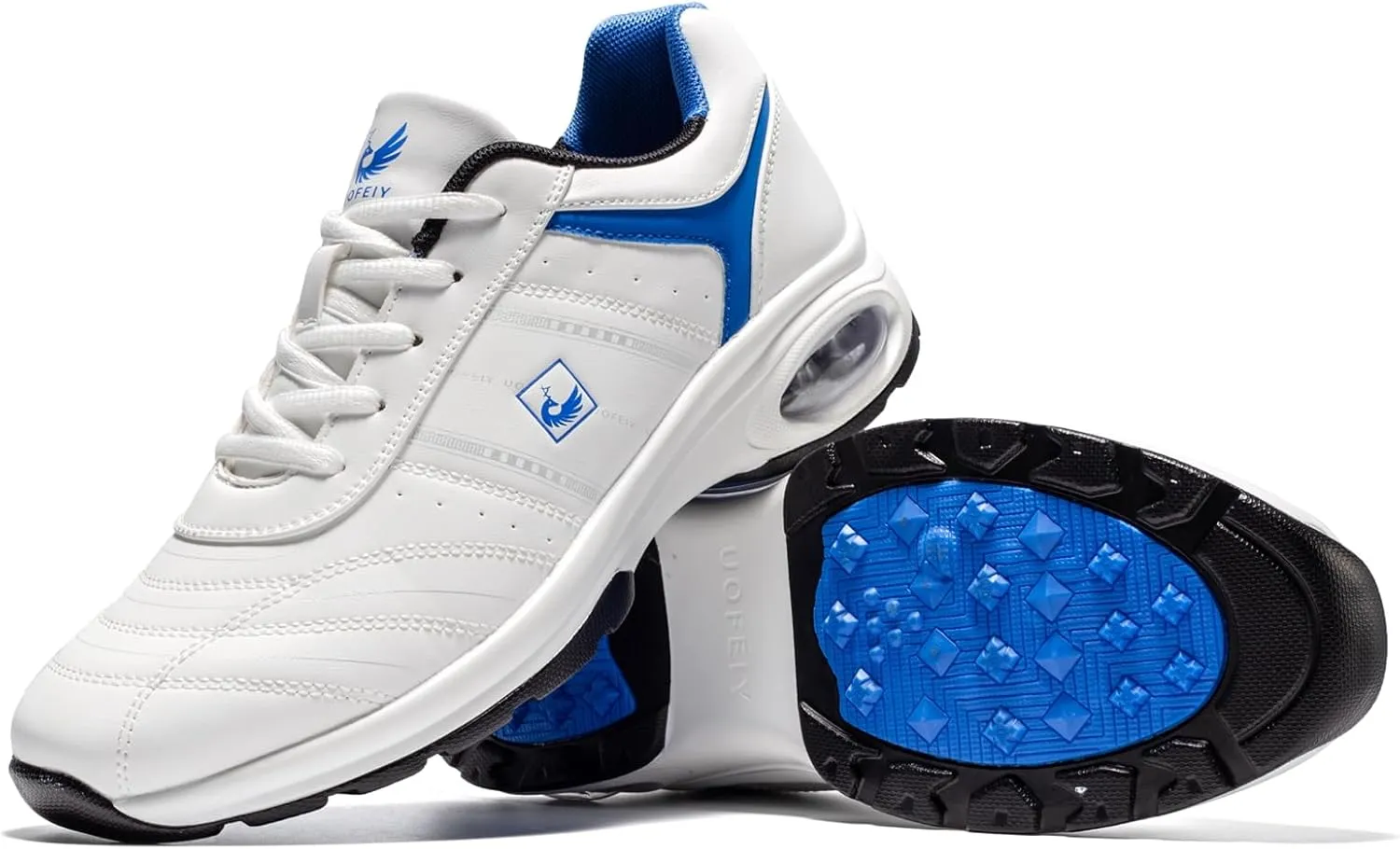 Men's Professional Lace Up Arch Fit Shoes Casual Anti Slip Spikeless Golf Shoes Sport Outdoor Walking Sneakers Footwears