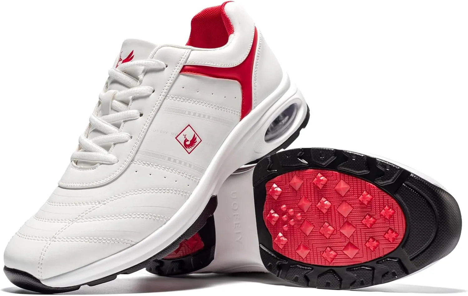 Men's Professional Lace Up Arch Fit Shoes Casual Anti Slip Spikeless Golf Shoes Sport Outdoor Walking Sneakers Footwears