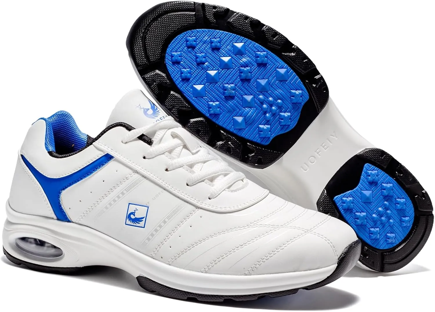 Men's Professional Lace Up Arch Fit Shoes Casual Anti Slip Spikeless Golf Shoes Sport Outdoor Walking Sneakers Footwears