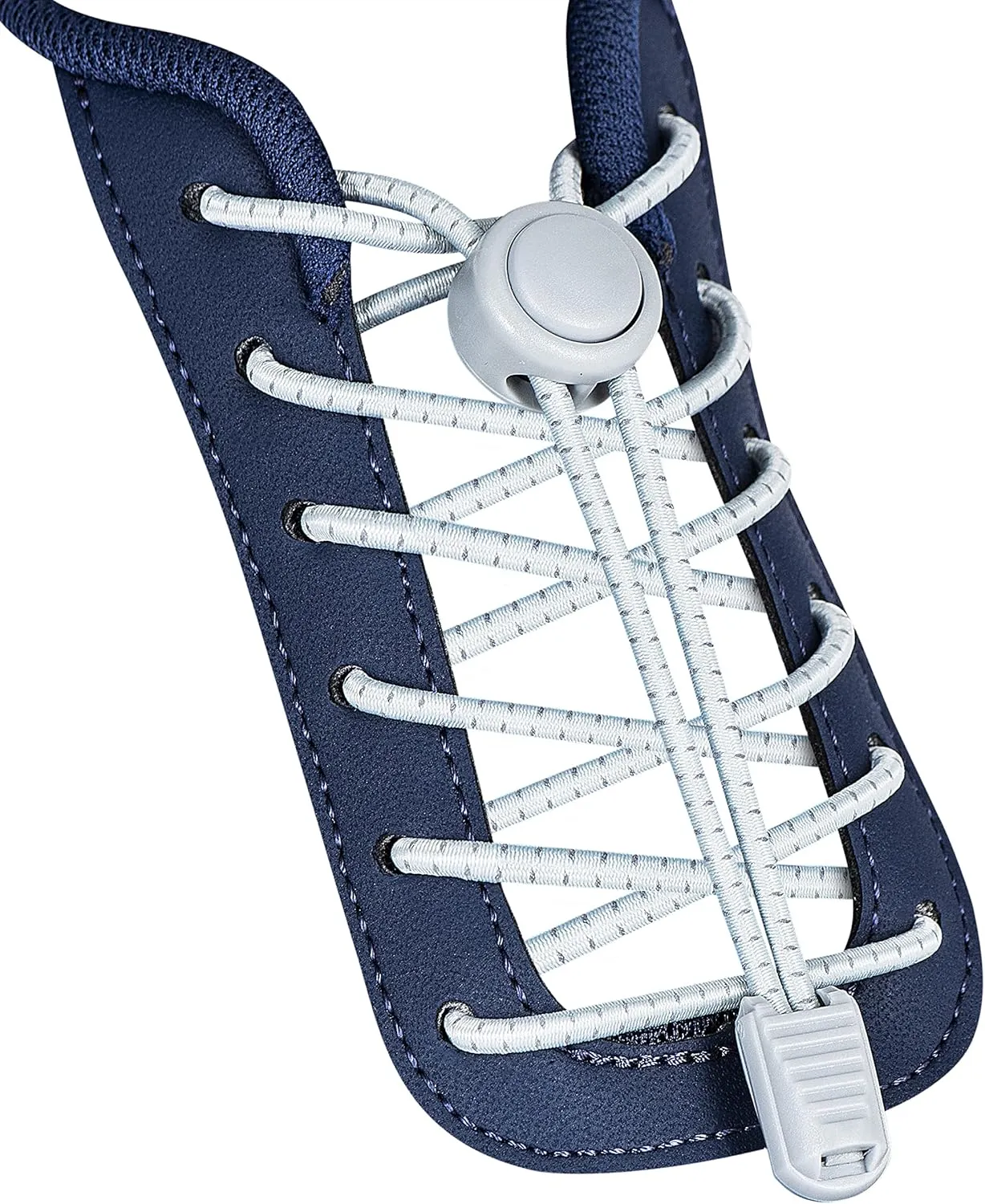 No Tie Shoelaces - Tieless Elastic Shoe Laces - Strong Lock Shoelaces for Sneakers - One Size Fits All for Adults and Kids