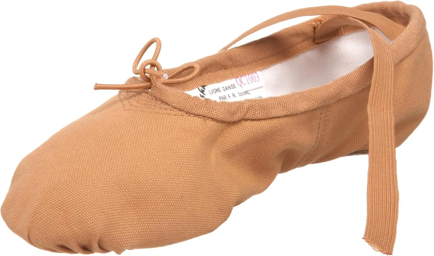 Sansha unisex-adult Pro 1 Canvas Ballet Slipper,Flesh,9 M (7 M US Women's/5 M US Men's)