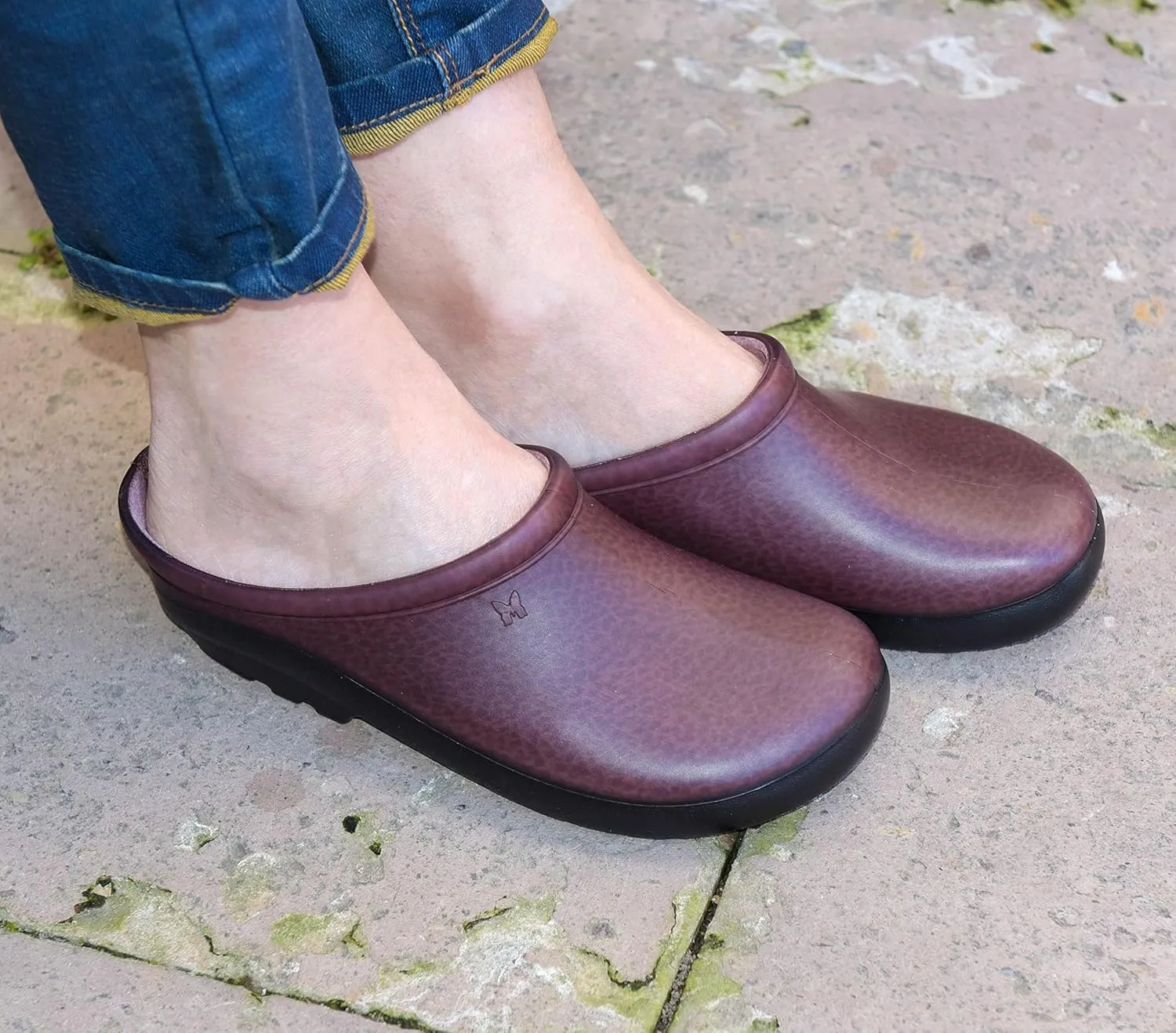 Sloggers Waterproof Garden Clogs for Women  Traditional Garden Clogs with Premium Comfort Support Insole, (Black), (Size 10)