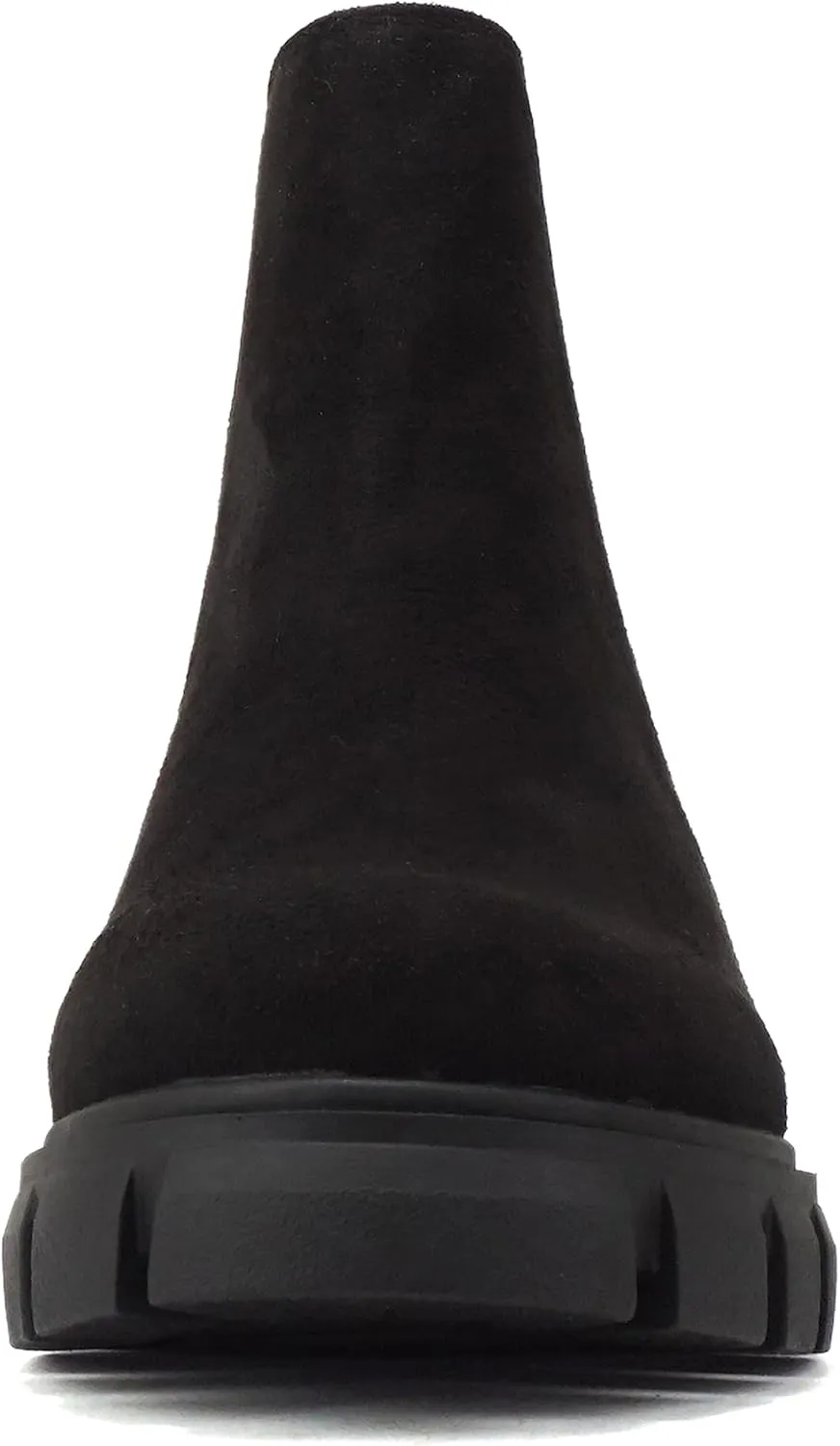 Soda PIONEER ~ Women Lug Sole Mid Heel Chelsea Fashion Ankle Bootie w/Double Elastic Gore