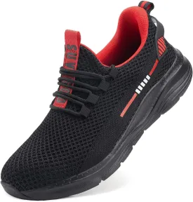 Steel Toe Shoes for Men Women Indestructible Puncture Proof Safety Work Shoes Comfortable Slip Resistant Sneakers Airy for Construction
