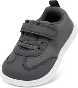 STQ Toddler Girls Boys Wide Toe Barefoot Shoes Kids Walking Tennis Comfort Sneakers Lightweight Breathable Gym Shoe