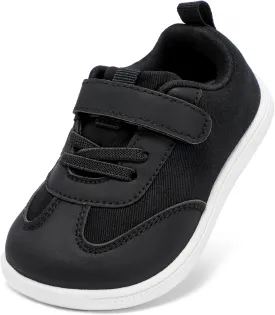 STQ Toddler Girls Boys Wide Toe Barefoot Shoes Kids Walking Tennis Comfort Sneakers Lightweight Breathable Gym Shoe