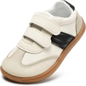 Toddler Wide Toe Box Shoes:Boys Barefoot Shoes Kids Walking Shoes Boy Sneakers Non-Slip Zero Drop Shoes,Toddler First Walking Shoes Comfort Tennis Outdoor Activities