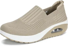 Touchmosees Women's Daily Walker Air Cushion Orthopedic Diabetic-Friendly Wedge Sneaker