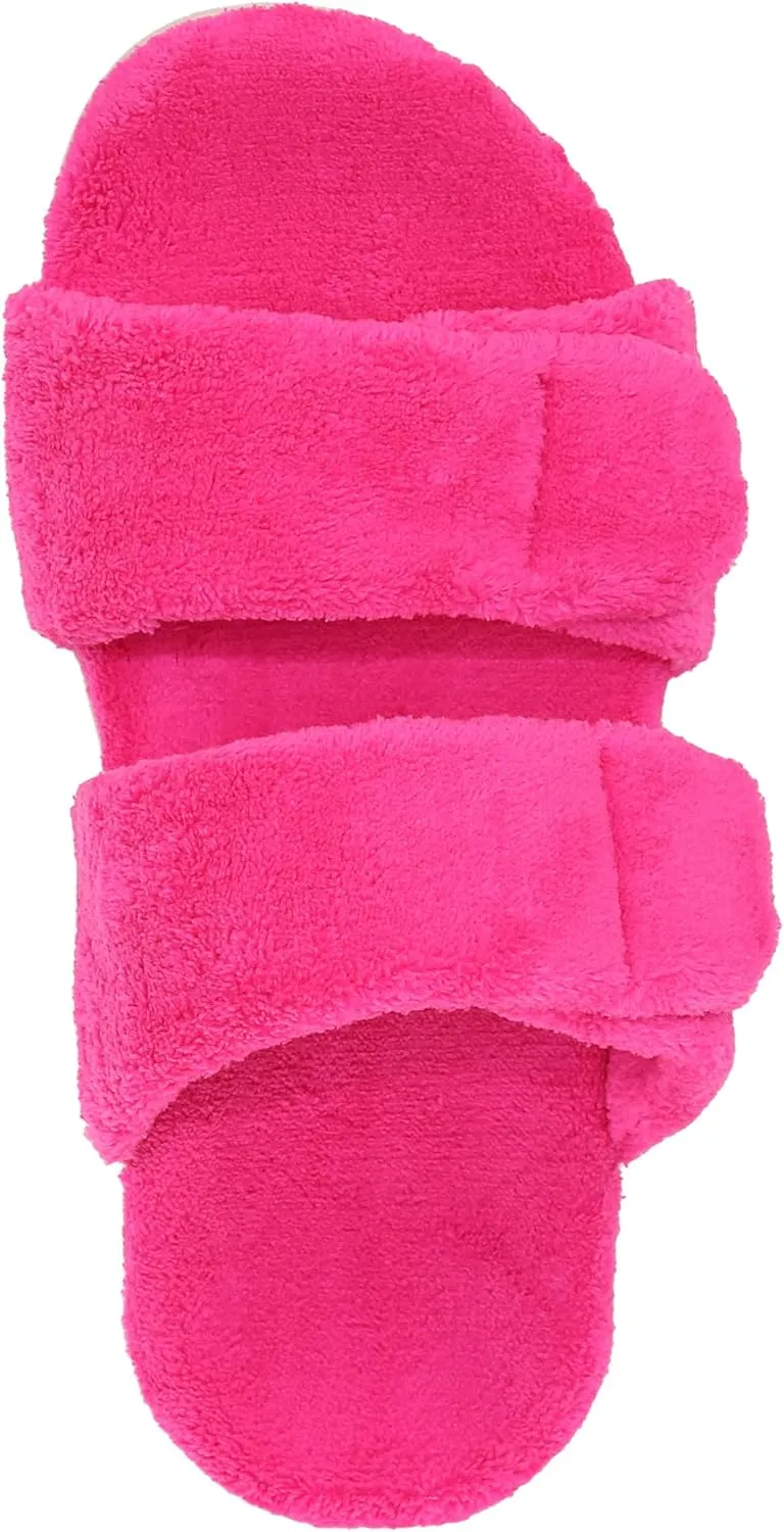 Vionic Women's Indulge Dessie Slipper -Comfortable Spa Slippers That Include a Built-in Concealed Orthotic that helps Correct Pronation and Alleviate Heel Pain Caused by Plantar Fasciitis, Med Width
