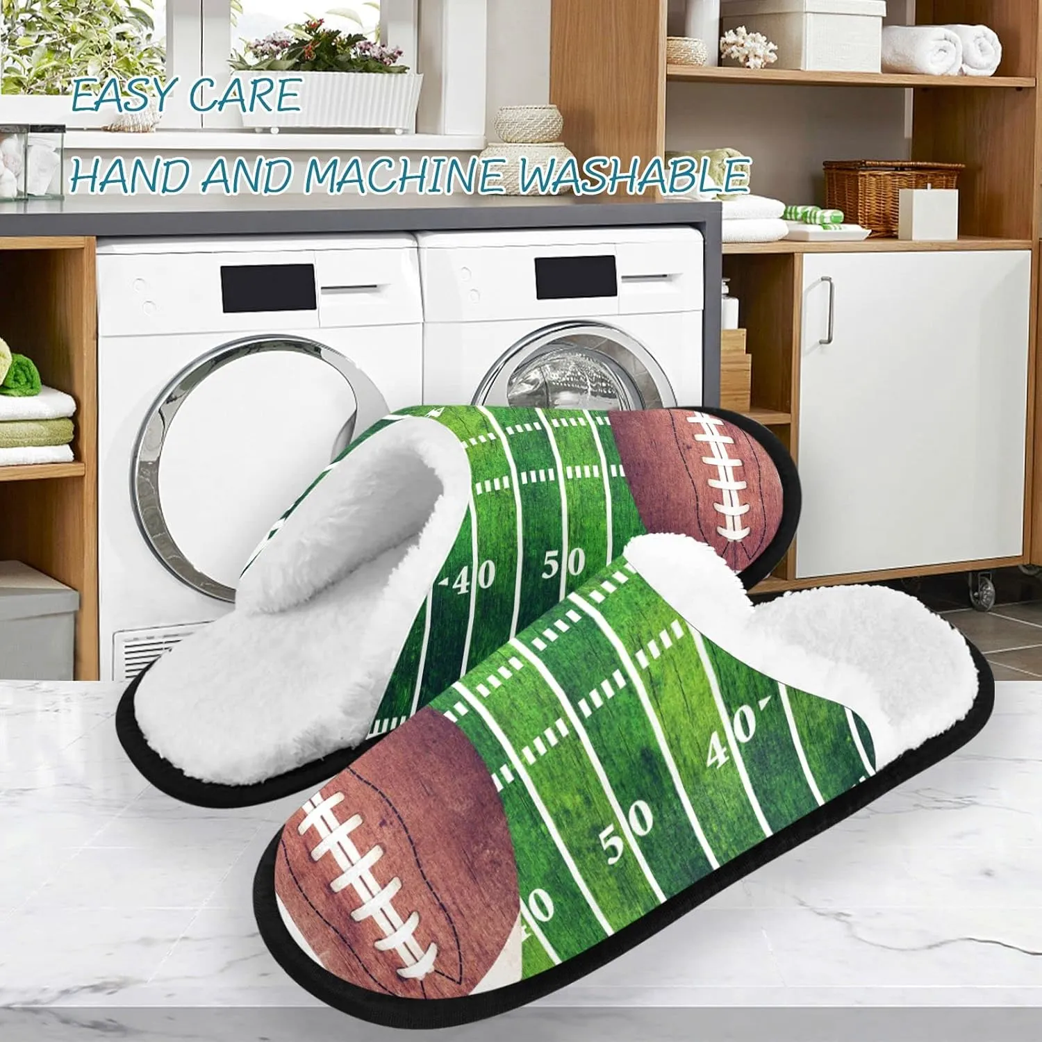 visesunny Slippers for Women Mens Winter Warm Memory Foam Cotton Home Slippers Soft Plush Fleece Slip on House Slippers for Girls Indoor Outdoor Shoes
