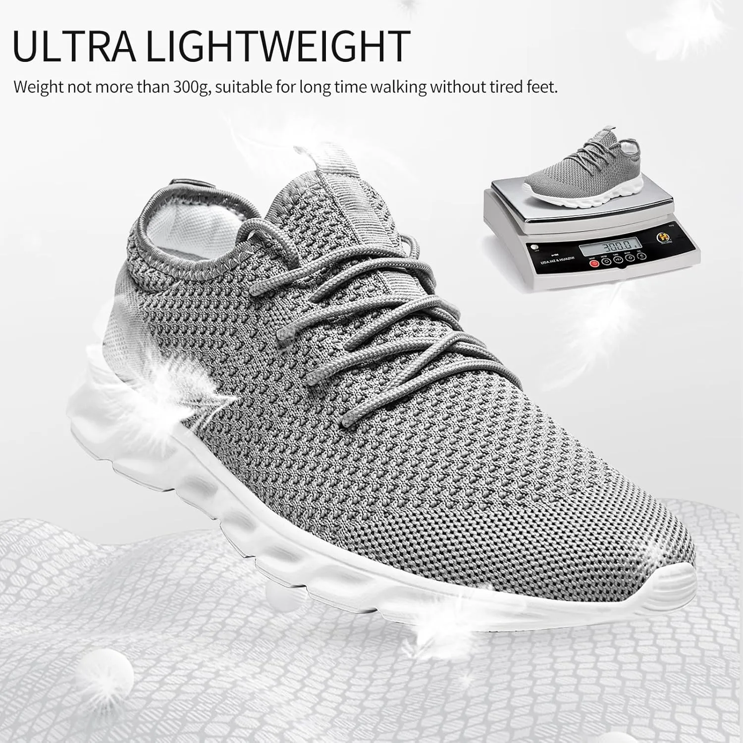 WCIDFY Women & Men Running Tennis Shoes Unisex Slip On Gym Walking Shoes Lightweight Workout Sneakers Daily Footwear Traveling