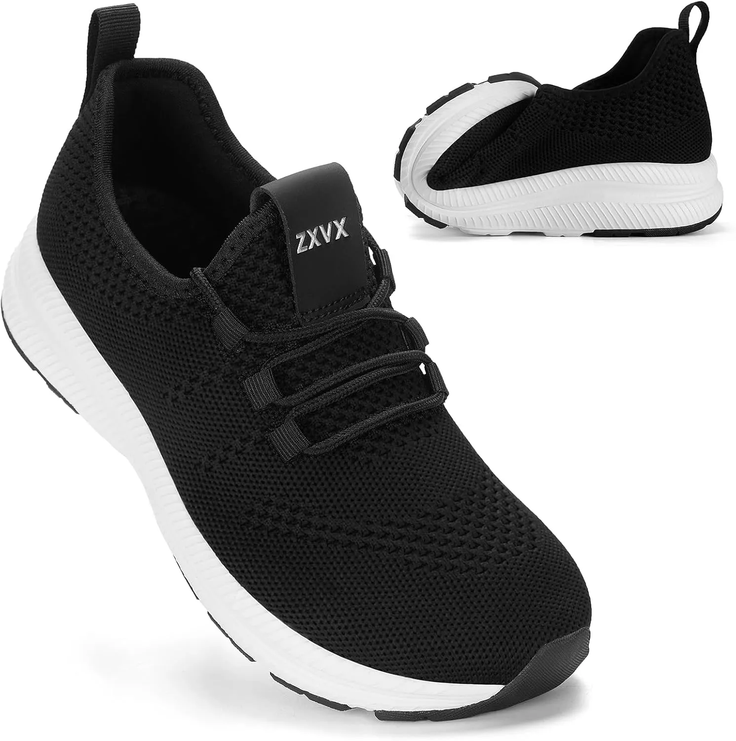 Wide Toe Box Shoes Women Non-Slip Wide Width Sneakers Ultra Light Extra Wide Road Running Shoes for Women Breathable Tennis Walking Gym Workout Trainer 6-12