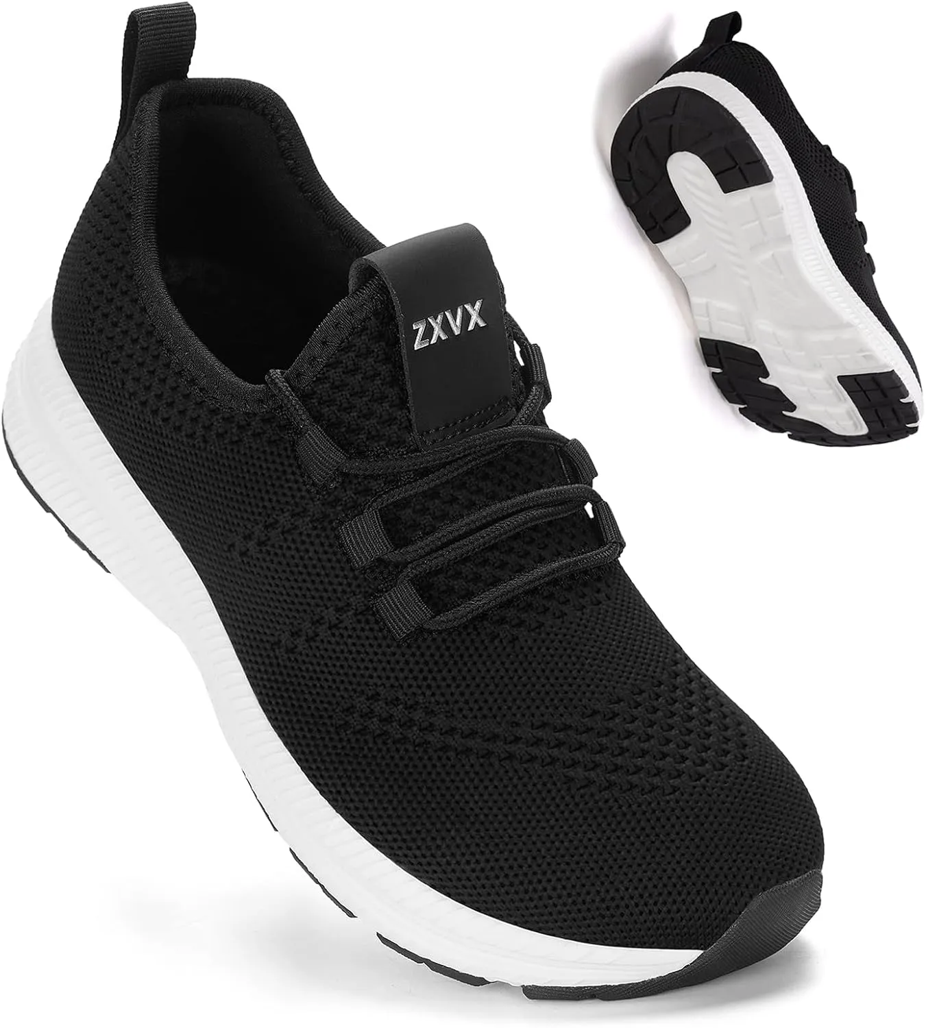 Wide Toe Box Shoes Women Non-Slip Wide Width Sneakers Ultra Light Extra Wide Road Running Shoes for Women Breathable Tennis Walking Gym Workout Trainer 6-12