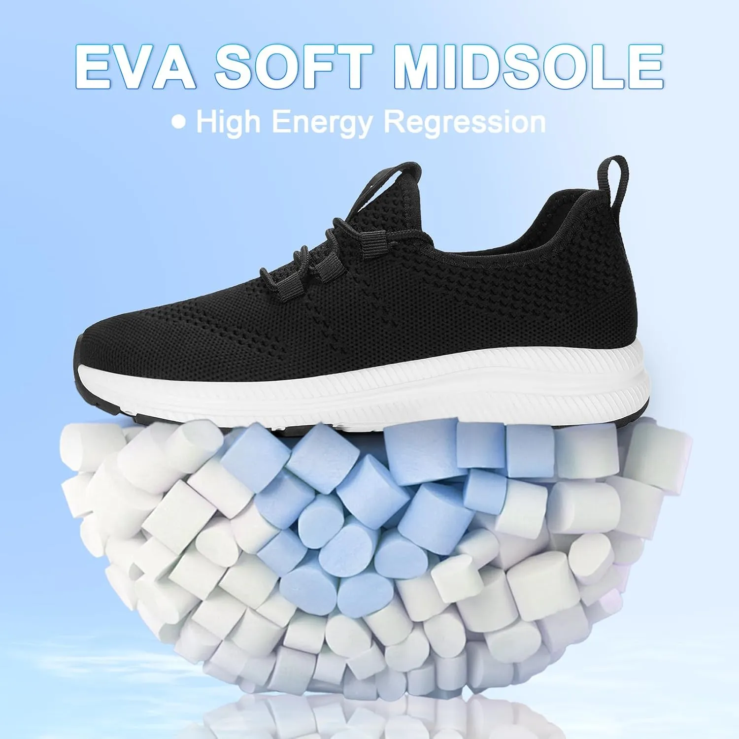 Wide Toe Box Shoes Women Non-Slip Wide Width Sneakers Ultra Light Extra Wide Road Running Shoes for Women Breathable Tennis Walking Gym Workout Trainer 6-12