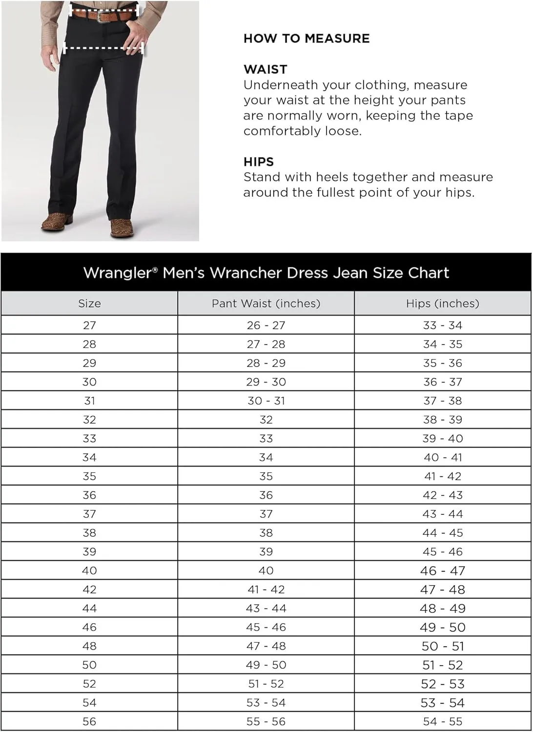 Wrangler Men's Wrancher Dress Jean