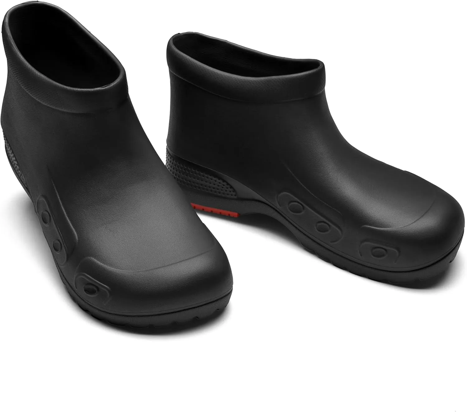 YUNGPRIME Unisex Adults Hiking/Climbing Enthusiasts Waterproof Slip-Resistant Work Shoes, Black, One Size, Round Toe, Outdoor, Comfort, Casual, All Seasons, Water Shoes